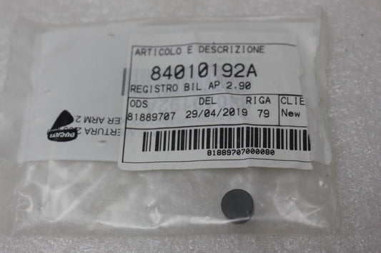 84010192A NEW OEM 2013-2025 DUCATI ADJUSTER, OPENING ROCKER ARM 2.90MM DIAVEL MONSTER
