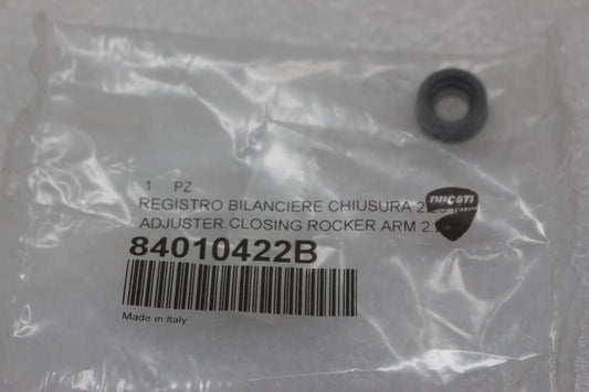84010422B NEW OEM 2013-2025 DUCATI ADJUSTER, CLOSING ROCKER ARM 2.25MM MONSTER PANIGALE