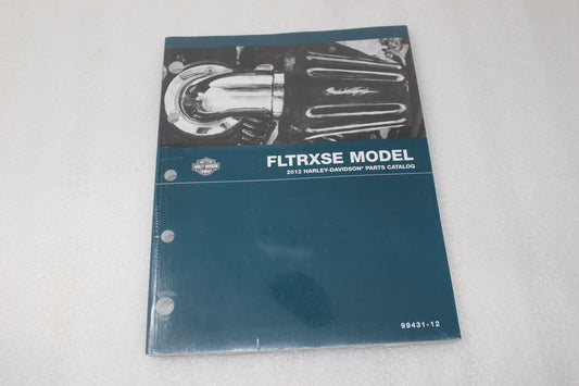 99431-12 NEW OEM 2012 HARLEY-DAVIDSON FLTRXSE MODEL PARTS CATALOG MANUAL