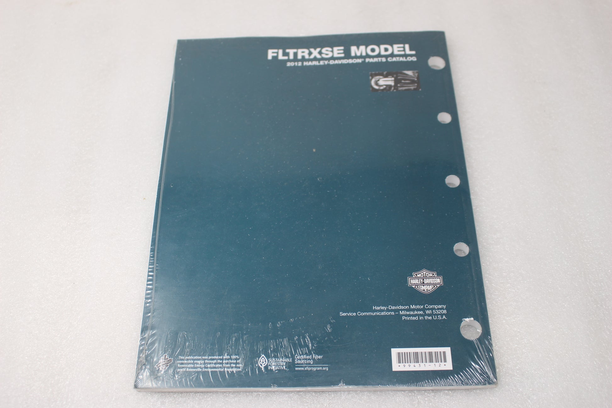99431-12 NEW OEM 2012 HARLEY-DAVIDSON FLTRXSE MODEL PARTS CATALOG MANUAL