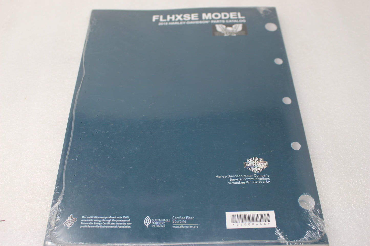 94000448 NEW OEM 2018 HARLEY-DAVIDSON FLHXSE MODEL PARTS CATALOG