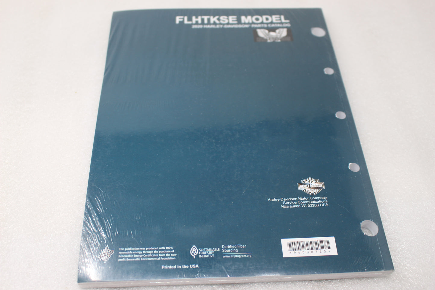 94000723 NEW OEM 2020 HARLEY-DAVIDSON FLHTKSE MODEL PARTS CATALOG