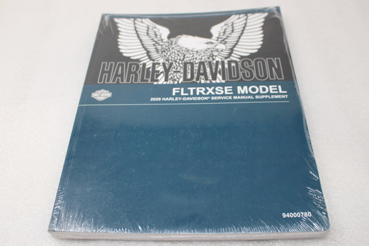 94000780 NEW OEM 2020 HARLEY-DAVIDSON FLTRXSE MODEL SERVICE MANUAL SUPPLEMENT