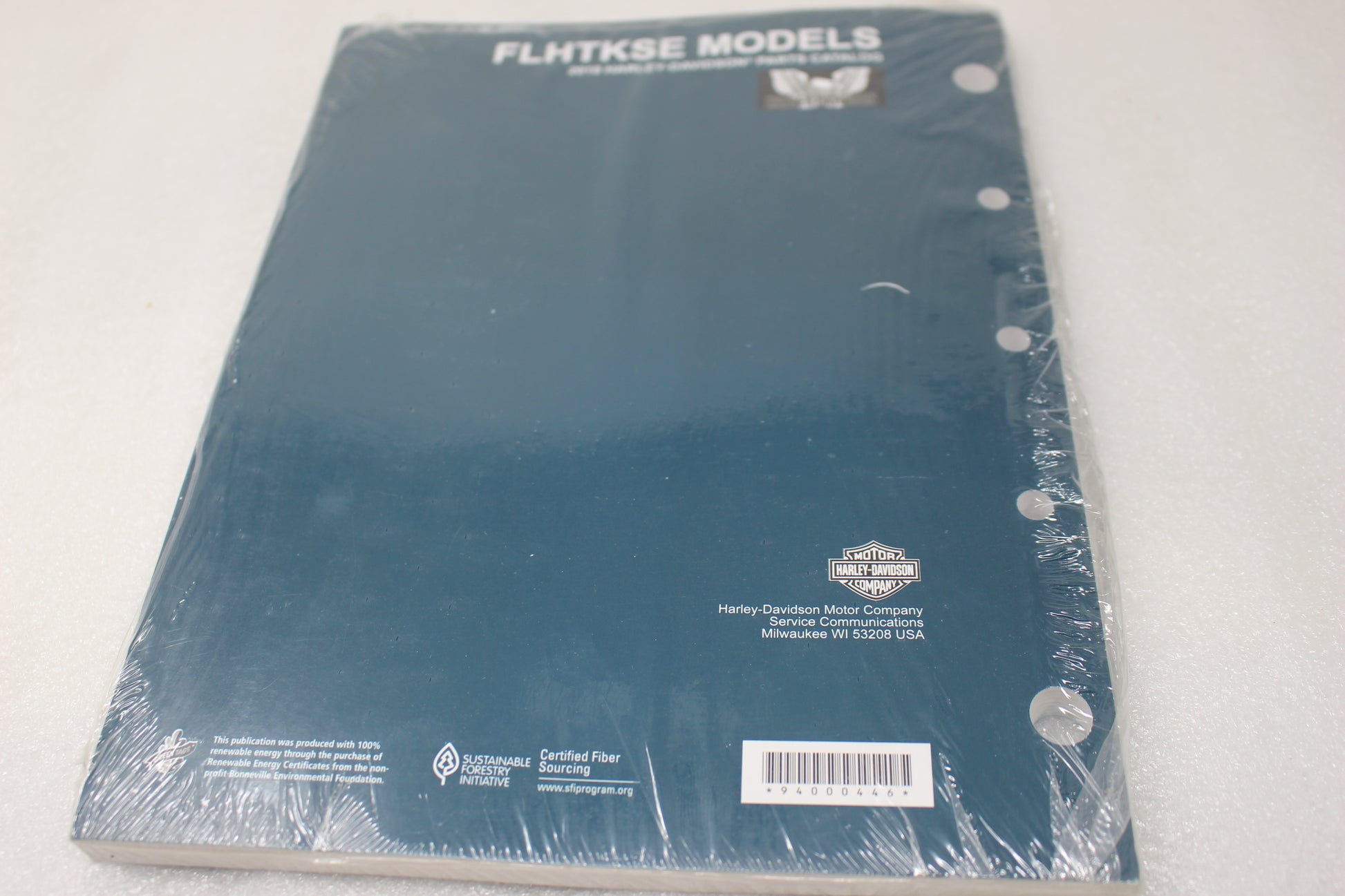 94000446 NEW OEM 2018 HARLEY-DAVIDSON ULTRA LIMITED CVO FLHTKSE MODELS PARTS CATALOG