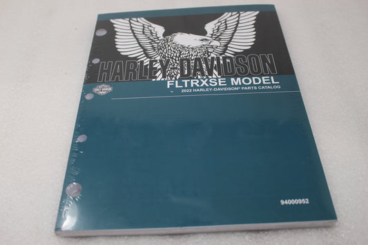 94000952 NEW OEM 2022 HARLEY-DAVIDSON FLTRXSE MODEL PARTS CATALOG