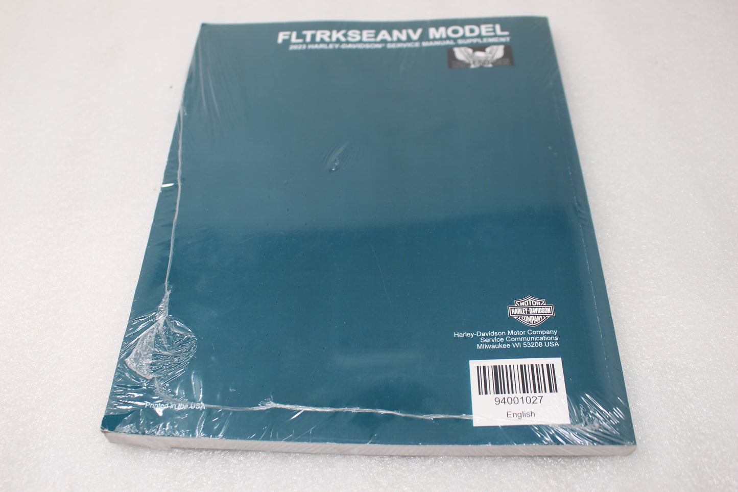 94001027 NEW OEM 2023 HARLEY-DAVIDSON FLTRKSEANV SERVICE MANUAL SUPPLEMENT