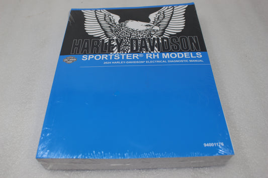 94001176 NEW OEM 2024 HARLEY-DAVIDSON SPORTSTER RH ELECTRICAL DIAGNOSTIC MANUAL