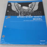 94001000 NEW OEM 2022 HARLEY-DAVIDSON SPORTSTER RH975 MODEL PARTS CATALOG