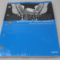 94001044 NEW OEM 2023 HARLEY-DAVIDSON SPORTSTER RH975 MODEL PARTS CATALOG