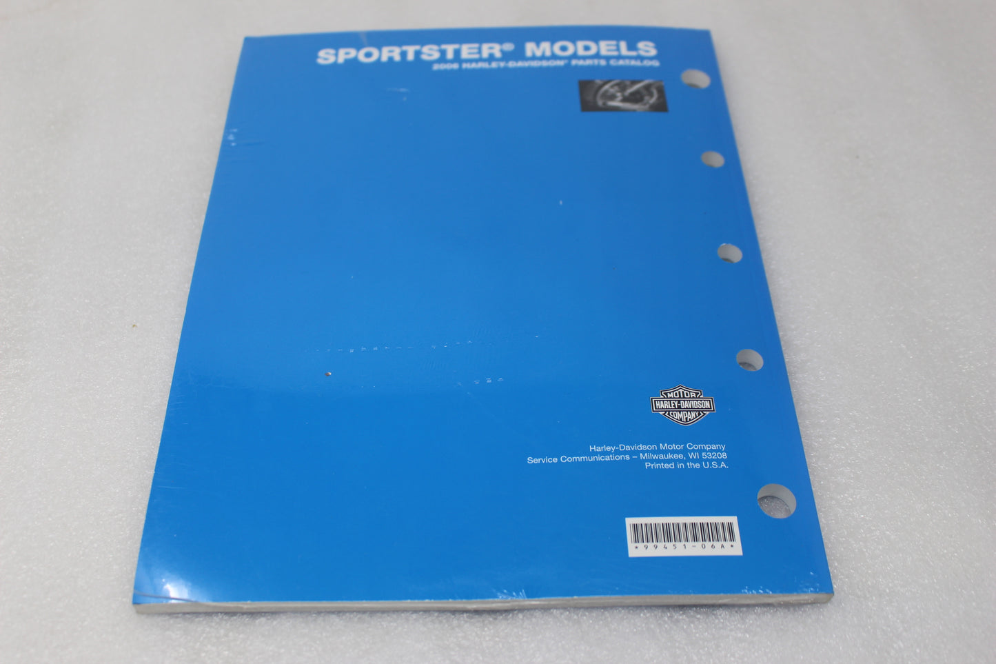 94451-06A NEW OEM 2006 HARLEY-DAVIDSON SPORTSTER MODELS PARTS CATALOG