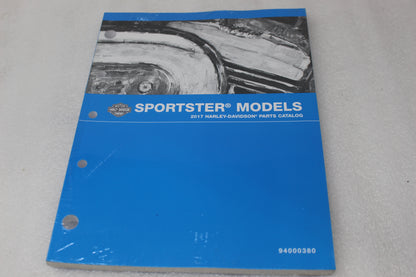 94000380 NEW OEM 2017 HARLEY-DAVIDSON SPORTSTER MODELS PARTS CATALOG