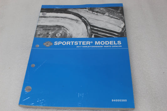 94000380 NEW OEM 2017 HARLEY-DAVIDSON SPORTSTER MODELS PARTS CATALOG