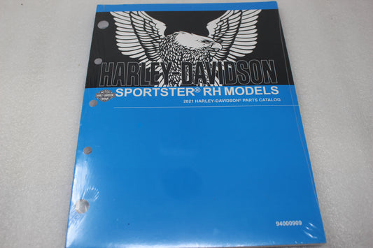 94000909 NEW OEM 2021 HARLEY-DAVIDSON SPORTSTER RH MODELS PARTS CATALOG