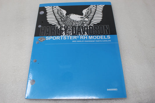94000983 NEW OEM 2022 HARLEY-DAVIDSON SPORTSTER RH MODELS PARTS CATALOG