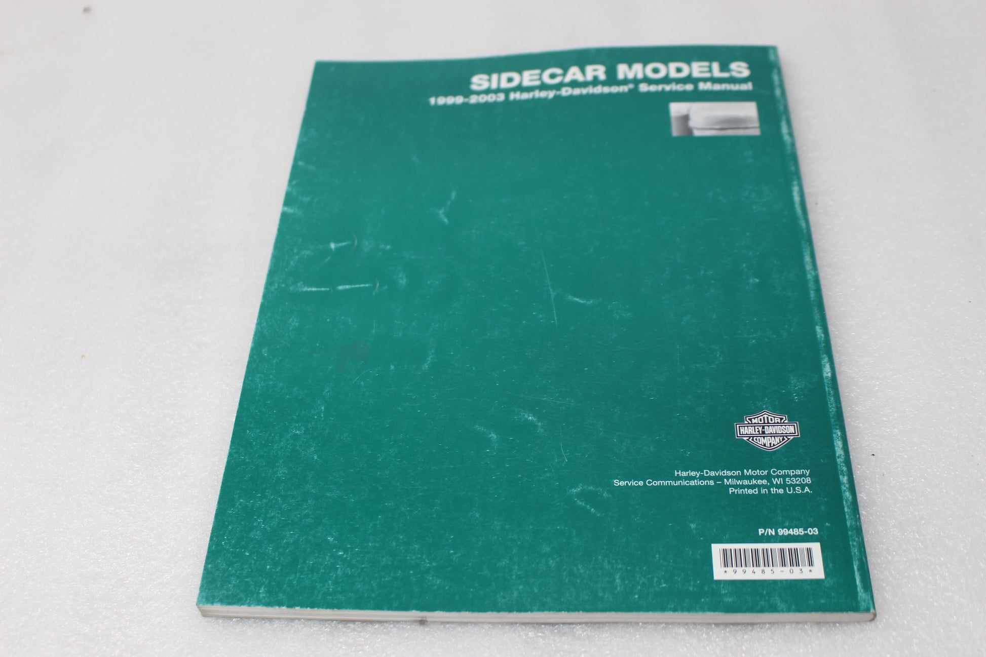 99485-03 OEM 1990-2003 HARLEY-DAVIDSON SIDECAR SERVICE MANUAL