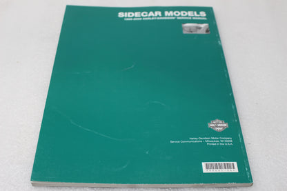 99485-06 OEM 1999-2006 HARLEY-DAVIDSON SIDECAR SERVICE MANUAL
