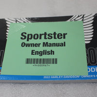 94000667 NEW OEM 2022 HARLEY-DAVIDSON SPORTSTER XL MODELS OWNER'S MANUAL