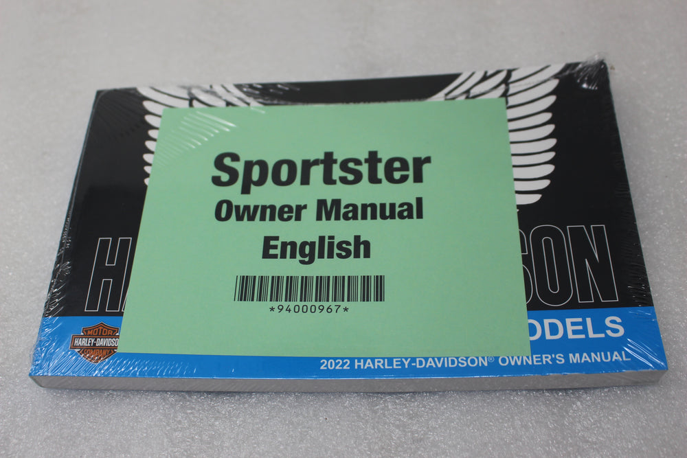 94000667 NEW OEM 2022 HARLEY-DAVIDSON SPORTSTER XL MODELS OWNER'S MANUAL