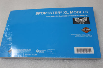 94000667 NEW OEM 2022 HARLEY-DAVIDSON SPORTSTER XL MODELS OWNER'S MANUAL