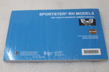 94000606 NEW OEM 2021 HARLEY-DAVIDSON SPORTSTER RH MODELS OWNER'S MANUAL