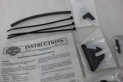 61618-96C NEW OEM HARLEY-DAVIDSON SPORTSTER 3-1/4 GALLON GAS TANK KIT 61622-98
