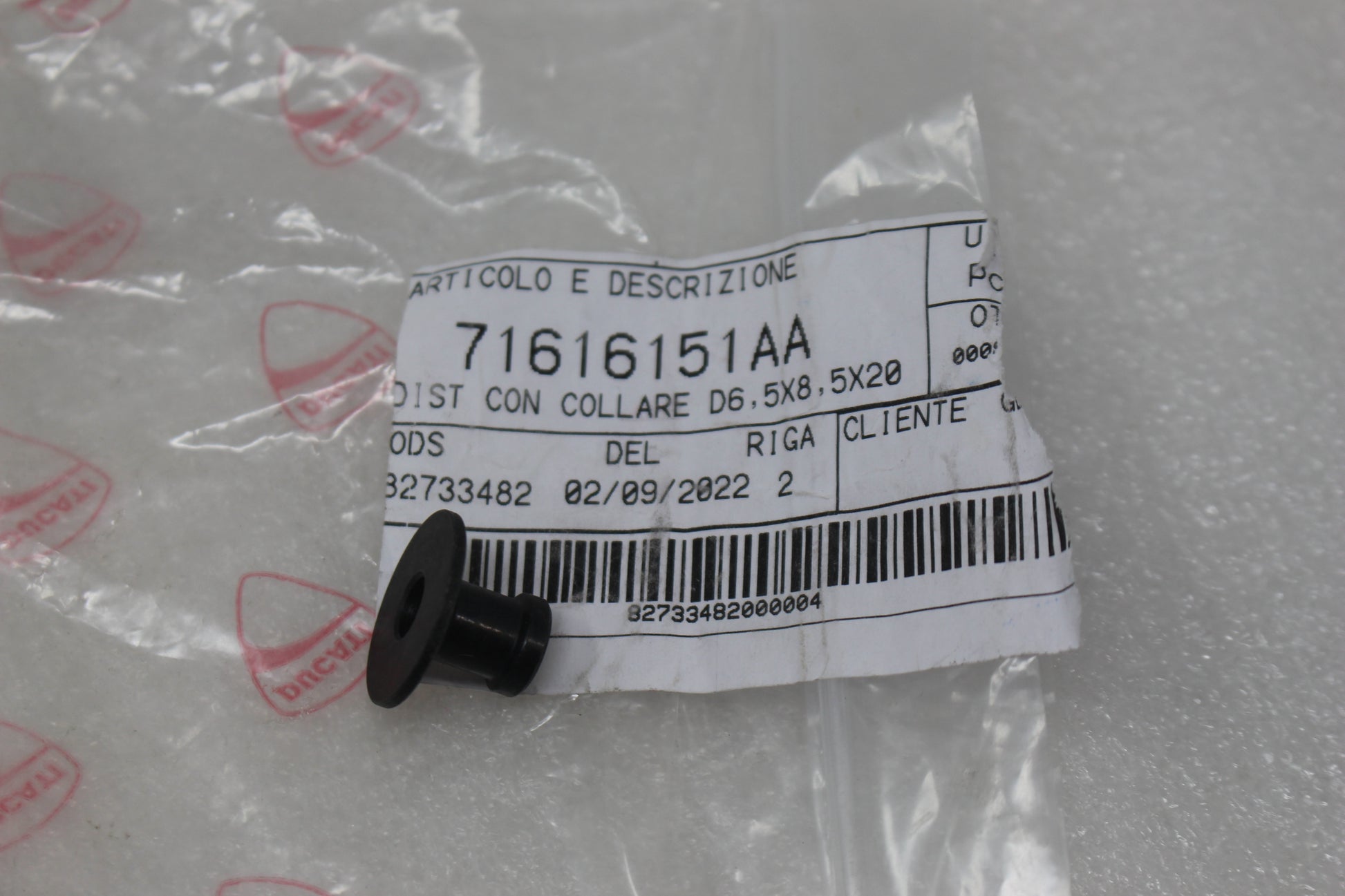 71616151AA NEW OEM 2021-2025 DUCATI SCRAMBER MONSTER SPACER 6.5X8.5X20.5