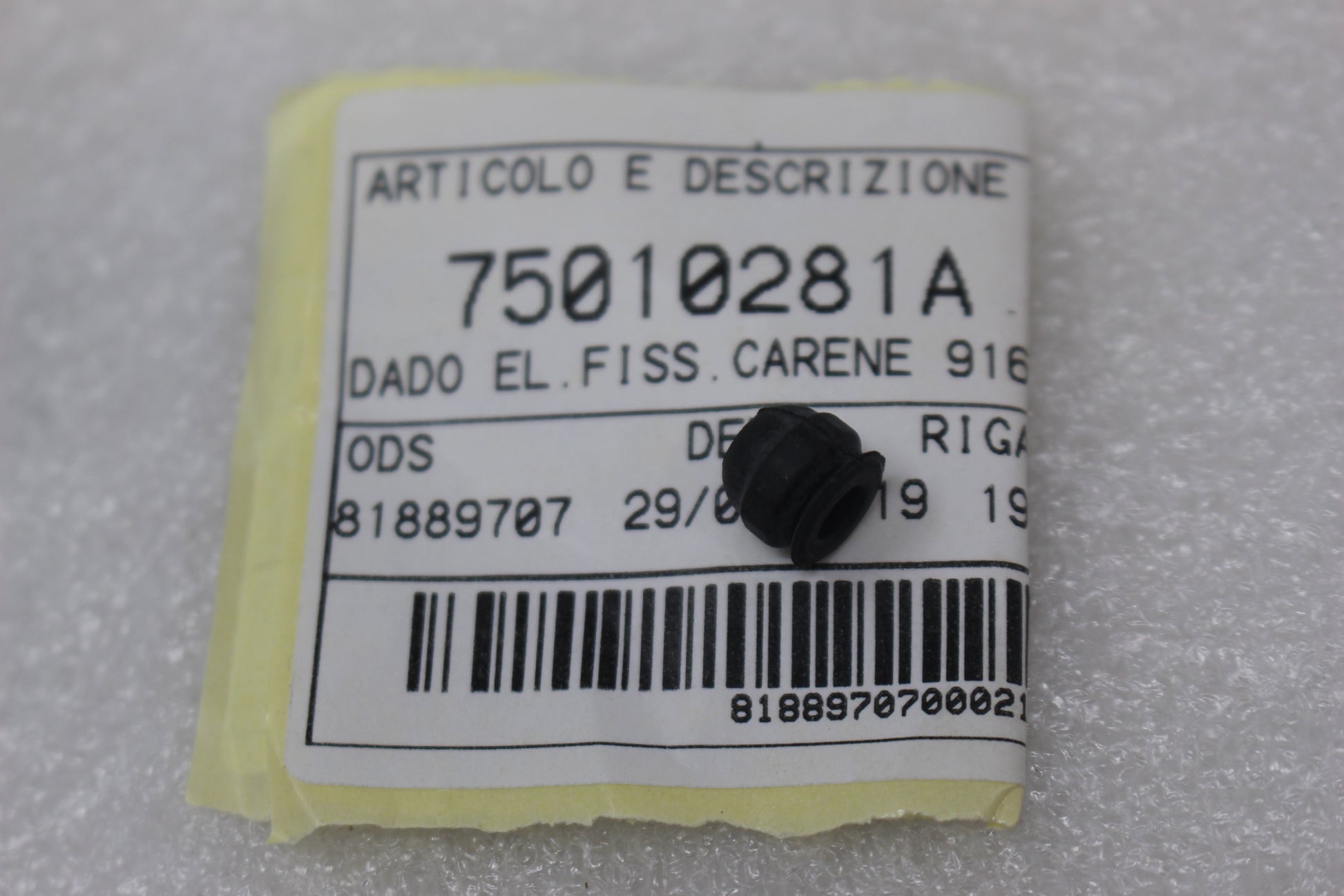 75010281A NEW OEM 2003-2012 DUCATI SPRING NUT SPRING (696+) MONSTER MULTISTRADA SUPERBIKE