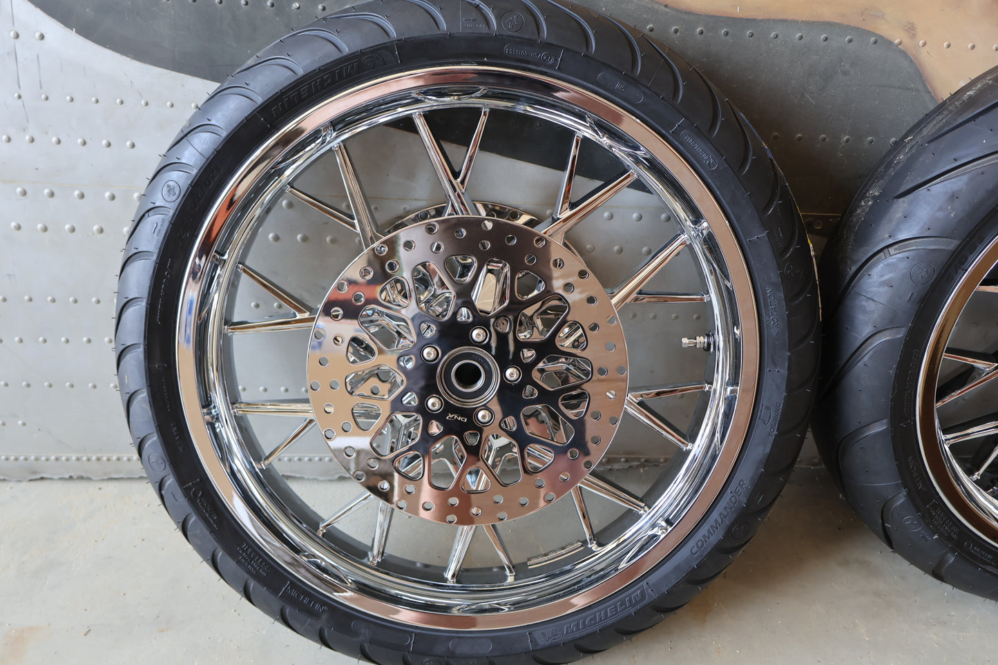2009-2023 CHROME PRODIGY WHEEL SET W/TIRES FITS HARLEY-DAVIDSON TOURING STREET G