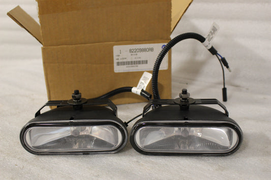 82209880AB NEW OEM 2007-2009 JEEP WRANGLER FOG LIGHT KIT PAIR SET 82209880AB