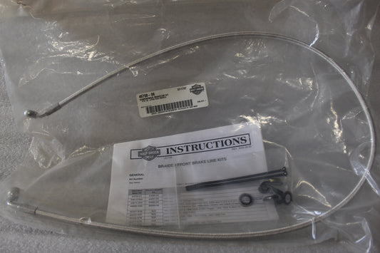 46708-06 NEW OEM 2006 AND NEWER HARLEY-DAVIDSON DYNA FXDL DIAMONDBACK BRAKE LINE KIT