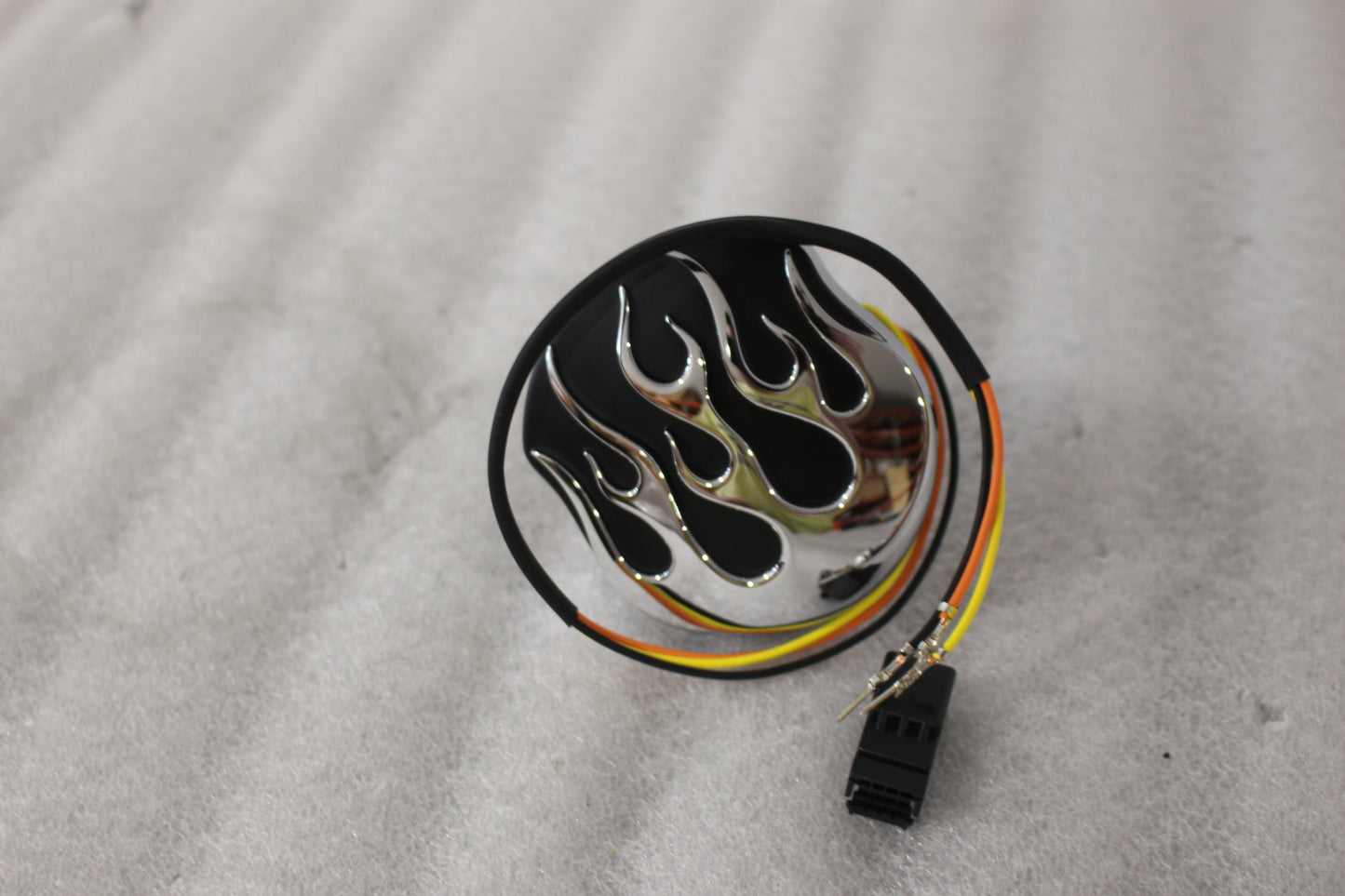 75345-10A NEW OEM HARLEY-DAVIDSON LED FUEL GAUGE MIDNIGHT FLAMES SOFTAIL DYNA ROADKING