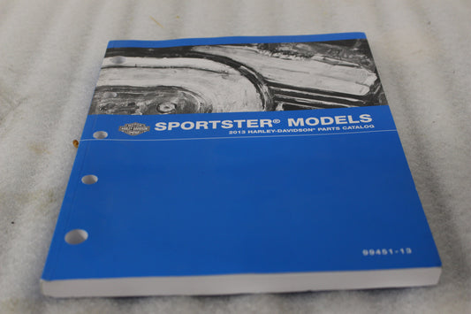 99451-13 NEW OEM 2013 HARLEY-DAVIDSON SPORTSTER MODELS PARTS CATALOG 99451-13