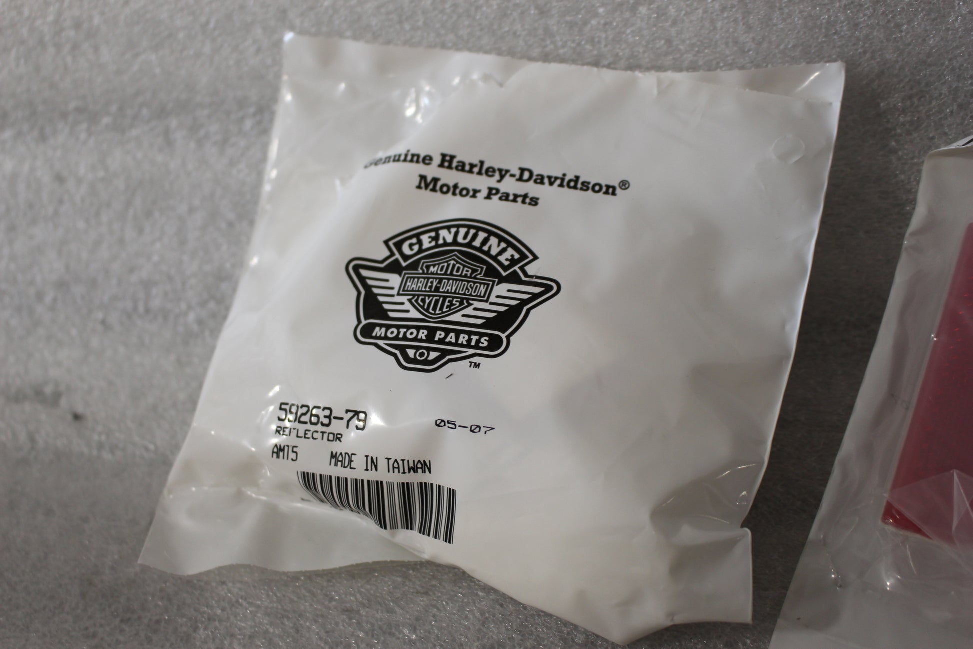 59263-79 NEW OEM 1941-1990 HARLEY-DAVIDSON REFLECTOR QTY 5 SHOVELHEAD PANHEAD KNUCKLHEAD