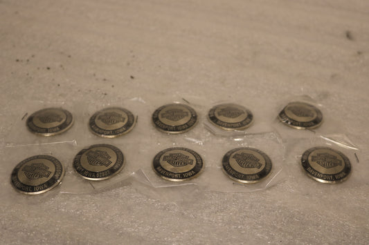 NOS NEW HARLEY OIL DIPSTICK DOMED DIP DOT WIEBLER'S DAVENPORT IA LOT OF 10