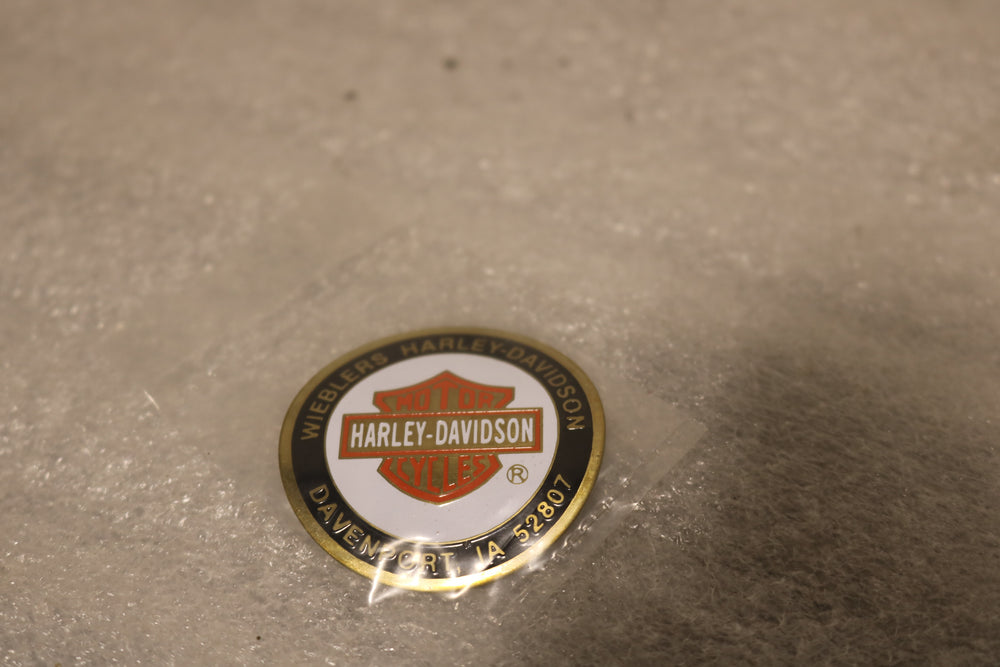 NOS NEW HARLEY OIL DIPSTICK CURVED DIP DOT WIEBLER'S DAVENPORT IA