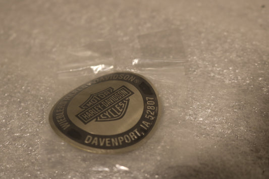 NOS NEW HARLEY OIL DIPSTICK CURVED DIP DOT WIEBLER'S DAVENPORT IA