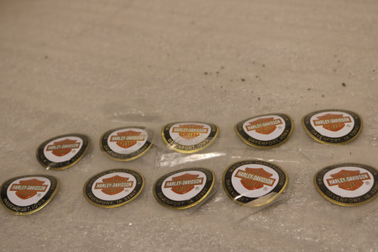 NOS NEW HARLEY OIL DIPSTICK CURVED DIP DOT WIEBLER'S DAVENPORT IA LOT OF 10