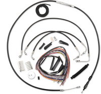 
              NEW LA CHOPPERS BLACK VINYL CLUTCH/BRAKE CABLE KIT FOR 15"-17" APES 08-13 TOURING
            