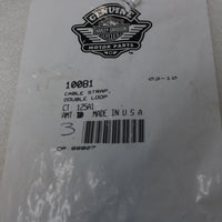 NEW OEM HARLEY-DAVIDSON CABLE STRAP, DOUBLE LOOP 10081