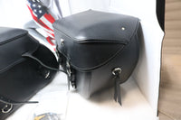 
              NEW LEATHER PROS  DETACHABLE AND LOCKING S/BAG'S XL SPORTSTER LP3000
            