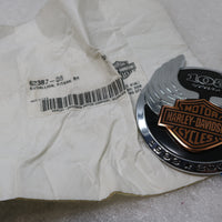 NOS NEW OEM HARLEY 105TH ANNIERSARY MEDALLION  SOFTAIL DYNA TOURING 62387-08