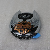 NOS NEW OEM HARLEY 105TH ANNIERSARY MEDALLION  SOFTAIL DYNA TOURING 62387-08