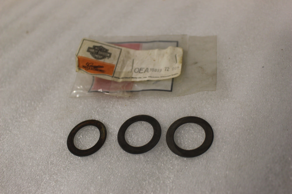 OEM NOS HARLEY SPORTSTER THRUST WASHER 35819-72 PACK OF THREE