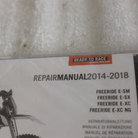 NEW OEM KTM REPAIR MANUAL 14-18 FREERIDE 3206320