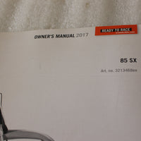 NEW OEM KTM OWNERS MANUAL 2017 85 SX 3213468