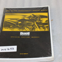 NEW NOS OEM BUELL 2003 S3/S3T THUNDERBOLT SERVICE MANUAL 99489-01Y